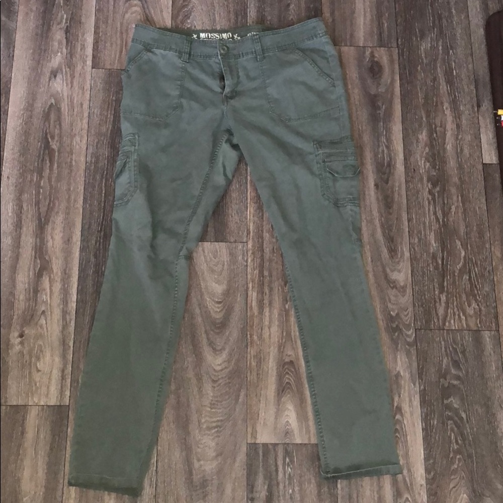 Mossimo Supply Co. Olive Green Cargo Skinny Pants